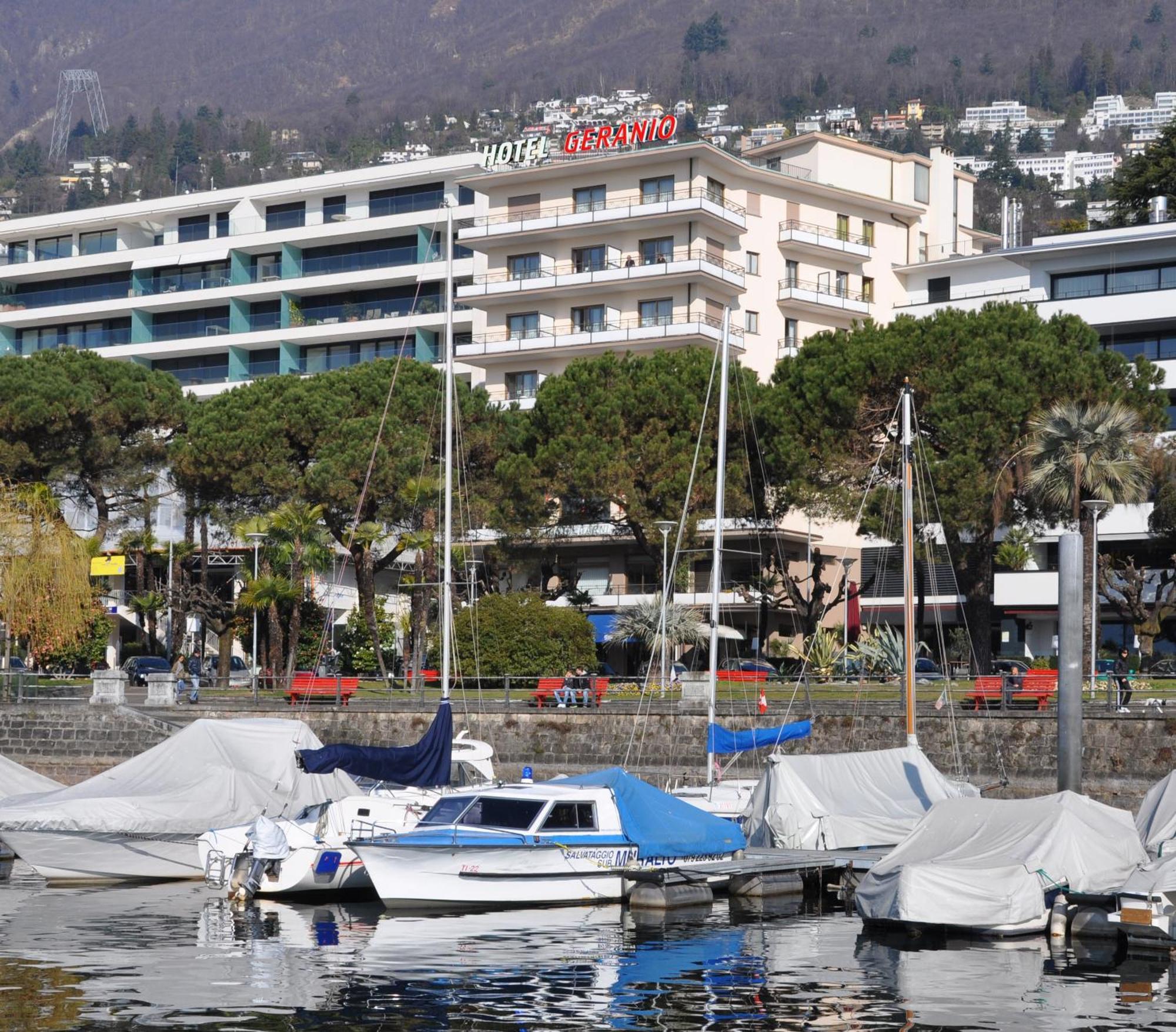 Hotel Geranio Au Lac Muralto Exterior foto
