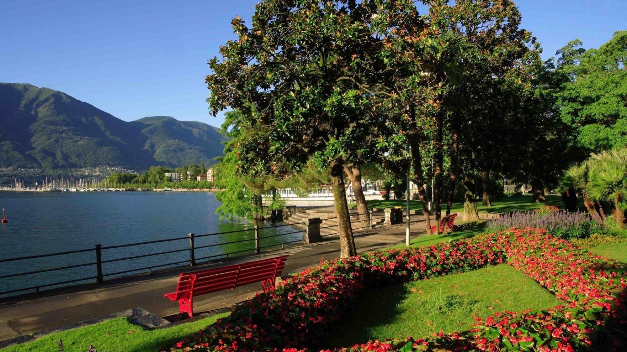 Hotel Geranio Au Lac Muralto Exterior foto